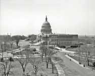 Circa  North view of United States Capitol Washington DC